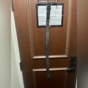Gothic Black Studded Belt Size Medium